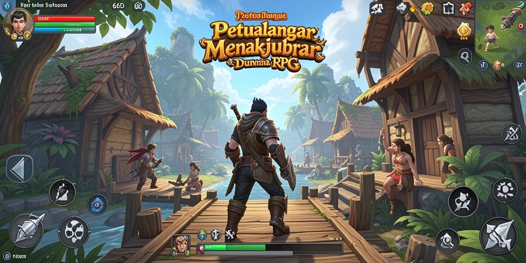 Screenshot utama 66D menampilkan aksi pertarungan penuh strategi.
