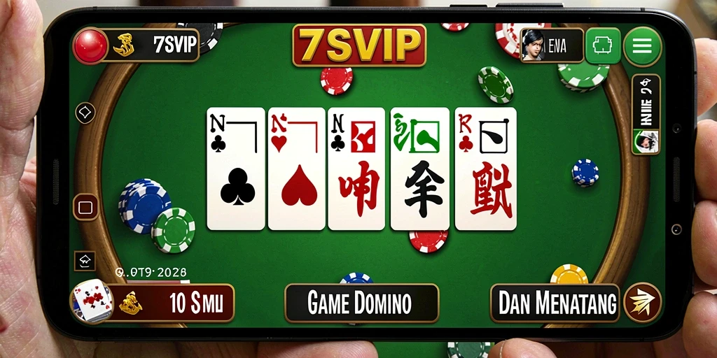 Tampilan gameplay menarik dari permainan Domino 7SVIP.