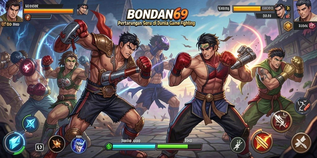 Tampilan menegangkan dari gameplay BONDAN69 saat pertarungan berlangsung.