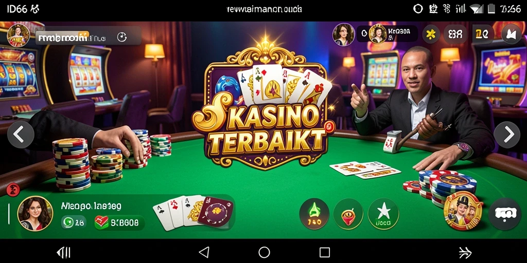 Tampilan menarik permainan Kasino di ID66 dengan grafis yang menawan.