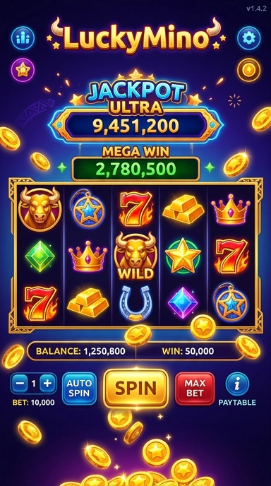Proses unduh aplikasi aman di luckymino.